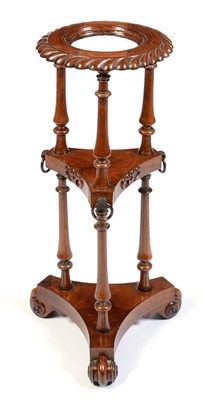 Lot 623 - William IV rosewood washstand