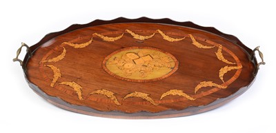 Lot 574 - Edwardian mahogany and inlaid