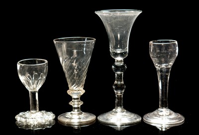 Lot 566 - Four wine glasses