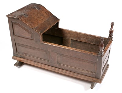 Lot 823 - 19th Century oak cradle