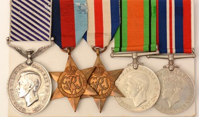 Lot 423 - Distinguished Flying Medal group, awarded to 1684777 F/Sgt Kenneth Leigh RAF