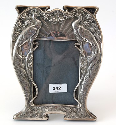 Lot 242 - Art Nouveau style photograph frame.