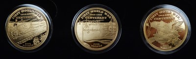 Lot 2 - The Centenary of the First World War three coin gold set