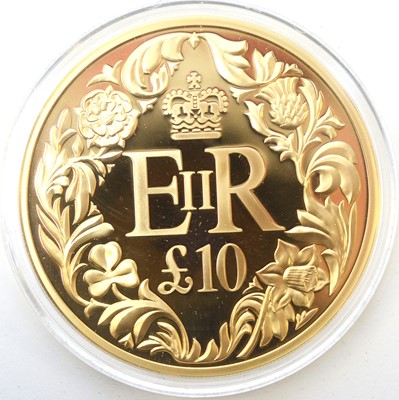 Lot 3 - A Diamond Jubilee of Her Majesty Queen Elizabeth II £10 gold proof 5oz coin