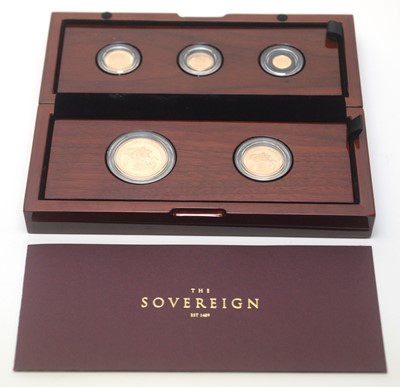 Lot 5 - The Sovereign 2017: a five coin proof set