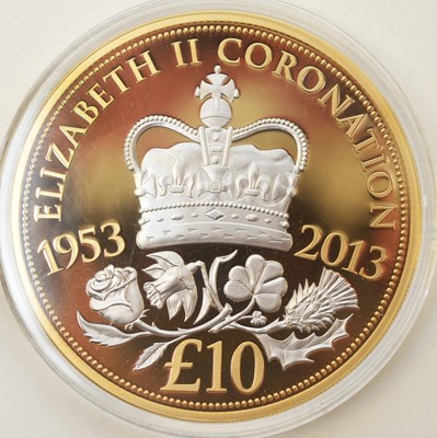 Lot 6 - Coronation Jubilee £10 gold proof coin