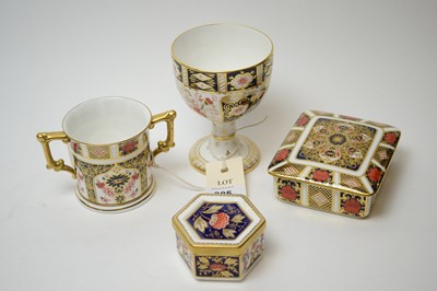 Lot 385 - Four items of Royal Crown Derby, various.