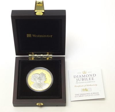 Lot 19 - A Diamond Jubilee Guernsey £5 gold coin