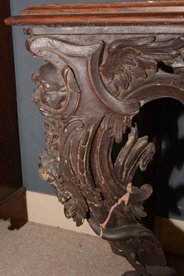 Lot 637 - 18th Century and later console table