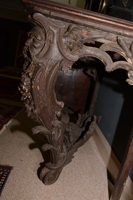 Lot 637 - 18th Century and later console table