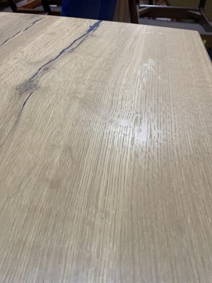 Lot 47 - Venjakob light oak extending dining table
