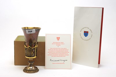 Lot 208 - Aurum silver Westminster Abbey goblet