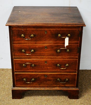 Lot 34 - A 19th Century mahogany pot cupboard