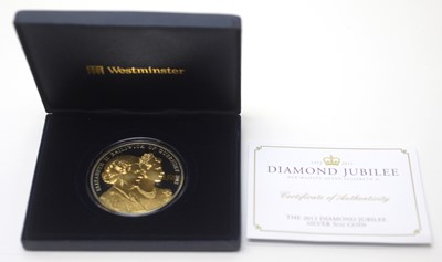 Lot 29 - 2012 Diamond Jubilee silver 5oz proof