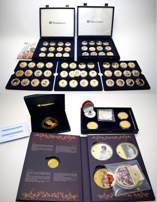Lot 38 - Princess Diana interest proof coins