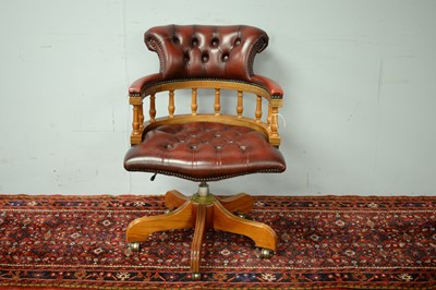 Lot 77 - 20th C captain's chair.