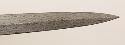 Lot 1085 - 20th Century Damascus Commando style knife