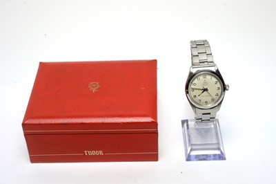 Lot 124 - A steel cased Tudor Oyster Royal wristwatch