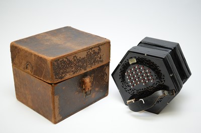 Lot 267 - Wheatstone 57 Key MacCann duet Concertina