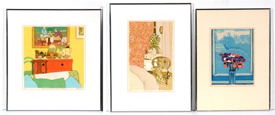 Lot 135 - Joan Lock (Contemporary) - linocuts.