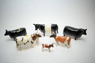 Lot 390 - Beswick Ayrshire Cattle.