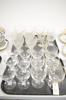 Lot 455 - Selection of rummers.