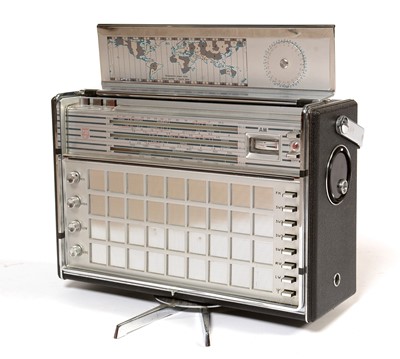 Lot 773 - A Philips FM-AM De Luxe portable World radio.