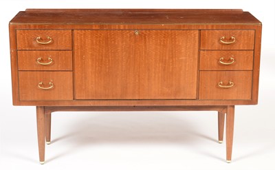 Lot 807 - A mid 20th Century mahogany sideboard.
