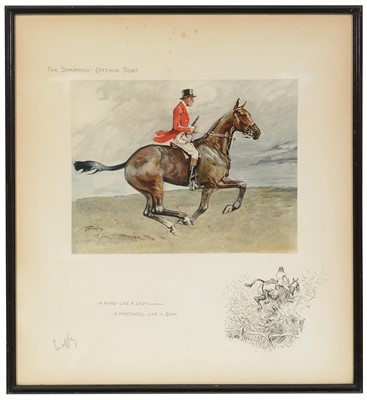 Lot 231 - "Snaffles" Charles Johnson Payne - print.