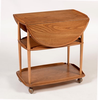 Lot 795 - Ercol: a Windsor drop leaf trolley