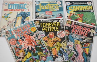 Lot 1154 - The Forever People, and other comics.