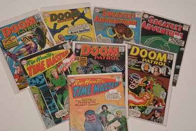 Lot 1184 - Rip Hunter... Time Master, Doom Patrol, and My Greatest Adventure.
