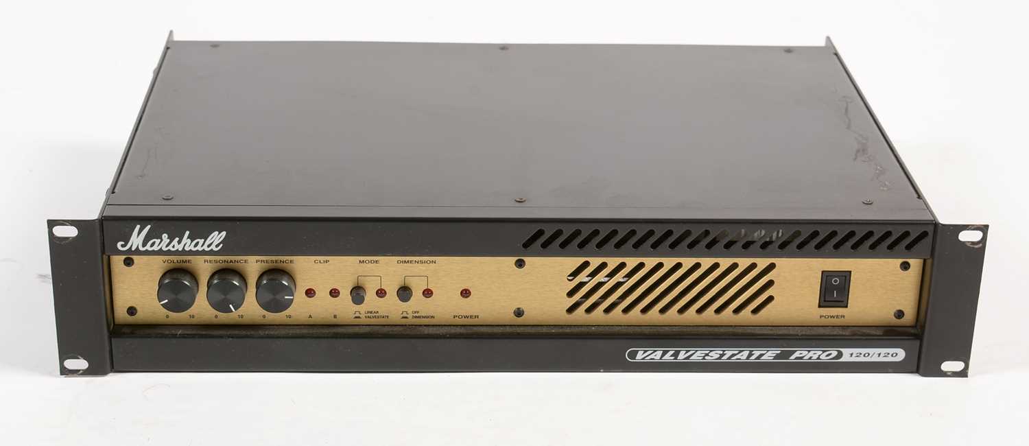 Marshall VALVESTATE PRO 120/120 パワーアンプ Lot 844 - A Marshall Valvestate Pro 120-120 power