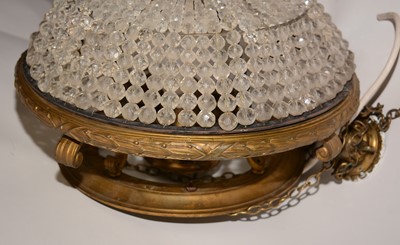 Lot 1343 - RMS Olympic - early 20th Century gilt metal ceiling light