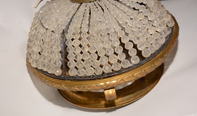 Lot 1343 - RMS Olympic - early 20th Century gilt metal ceiling light