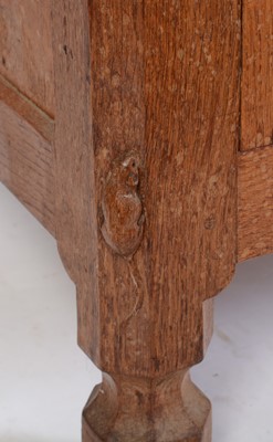 Lot 603 - Robert 'Mouseman' Thompson of Kilburn: an oak mid Century sideboard