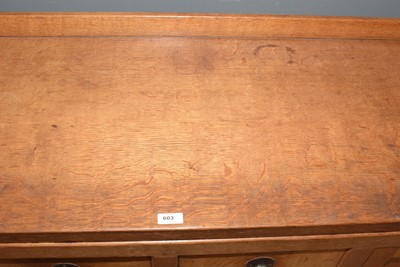 Lot 603 - Robert 'Mouseman' Thompson of Kilburn: an oak mid Century sideboard