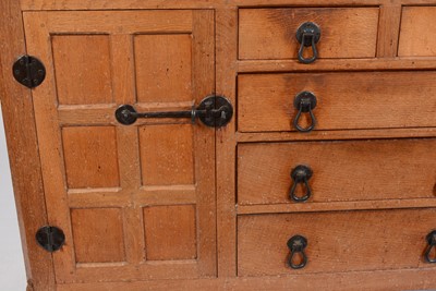 Lot 603 - Robert 'Mouseman' Thompson of Kilburn: an oak mid Century sideboard