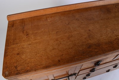 Lot 603 - Robert 'Mouseman' Thompson of Kilburn: an oak mid Century sideboard