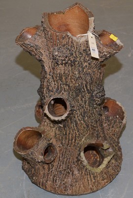 Lot 495 - A 19th Century earthenware strawberry planter.