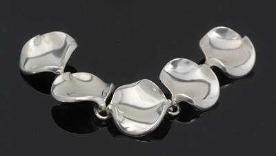 Lot 743 - Hans Hansen for Georg Jensen: sterling silver bracelet