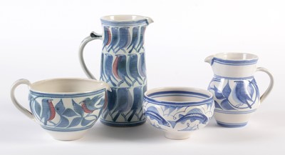 Lot 714 - Laurence McGowan four pieces of studio pottery