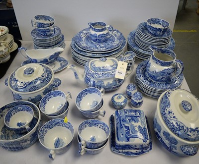 Lot 289 - An extensive Spode 'Italian' pattern part dinner service.