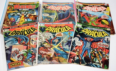Lot 1466 - The Tomb of Dracula; and Werewolf by Night.