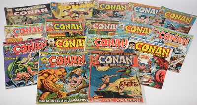 Lot 1143 - Conan The Barbarian; and The Savage Sword of Conan.