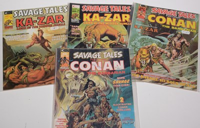 Lot 761 - Savage Tales featuring Conan and Ka-Zar.