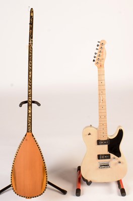 Lot 326 - telecaster style guitar, Bouzouki