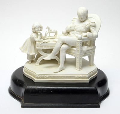 Lot 539 - Scheibe-Alsbach biscuit figure Napoleon