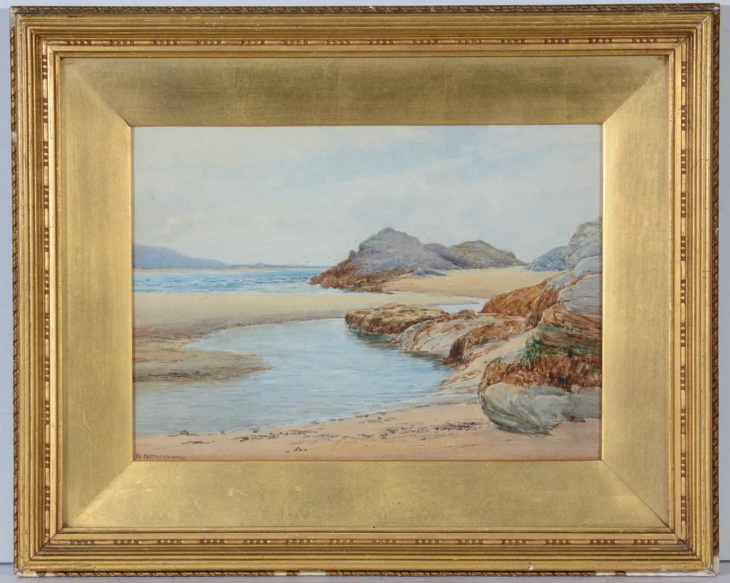 Lot 675 - N Netherwood - watercolour.
