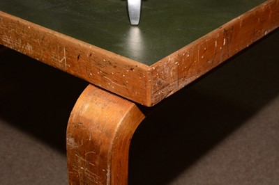 Lot 75 - Alvar Aalto for Finmar Ltd, a birch and plywood dining table
